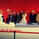 Il cast, i produttori e il regista di "At Eternity's Gate" a Venezia 75